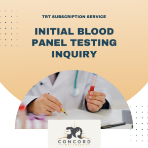 Initial Blood Panel Testing Inquiry